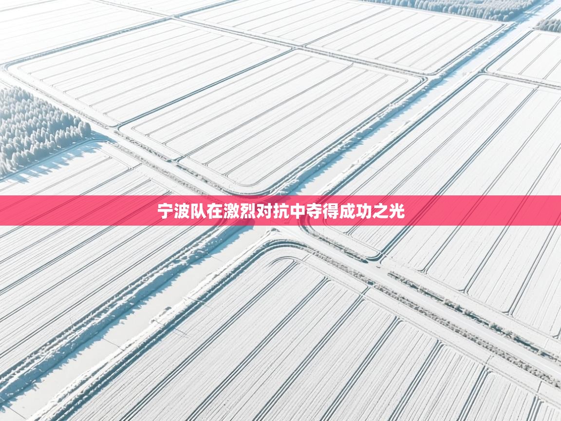 宁波队在激烈对抗中夺得成功之光  第1张